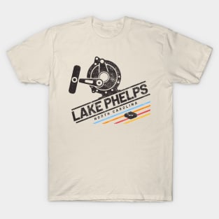 Fishing Reel for Fishing at Lake Phelps, North Carolina T-Shirt